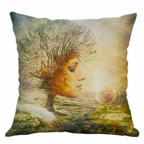Abstract PillowCase Home Covers Characters Decor Waist Sofa Cushion Pillow Cover