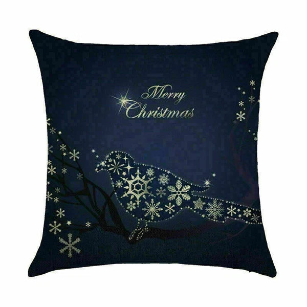 Pillow Christmas Case Sofa Car Throw Home Cover Cushion Decor Santa