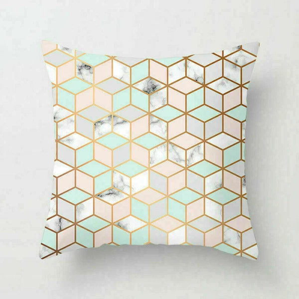 18inch Geometric Polyester Throw Pillow Cases Sofa Home Cover Cushion Decoration