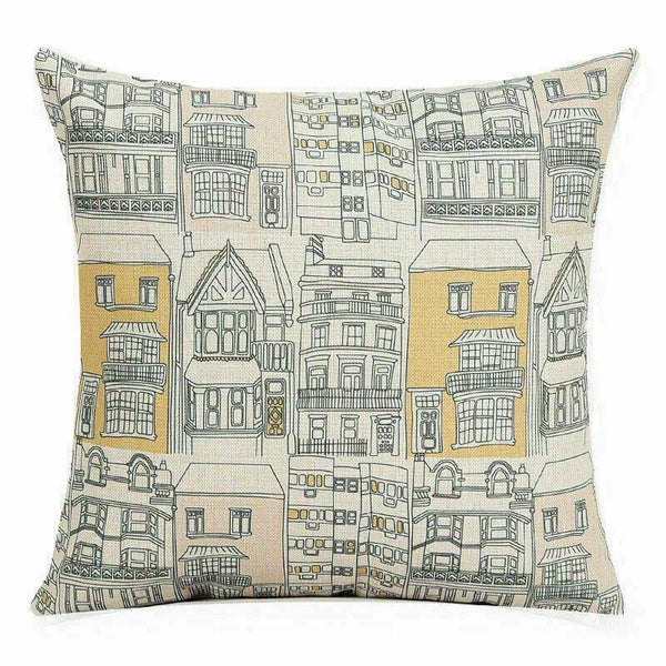 Decoration Cushion Countryside Cover Pillow Home Sofa Waist Case