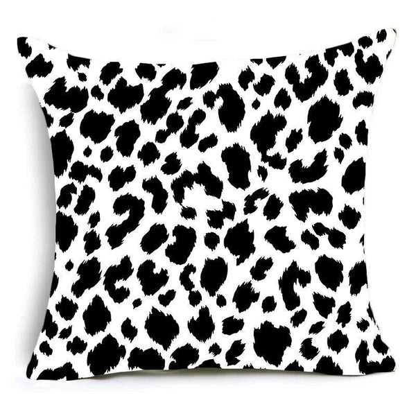 Zebra Pillow Square Fashion Cases Print Leopard Covers Animal Sofa Cushion Bed
