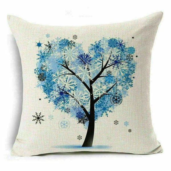 Throw Pillow Fashion Flower Tree  Case Sofa Home Cover Cushion Decor