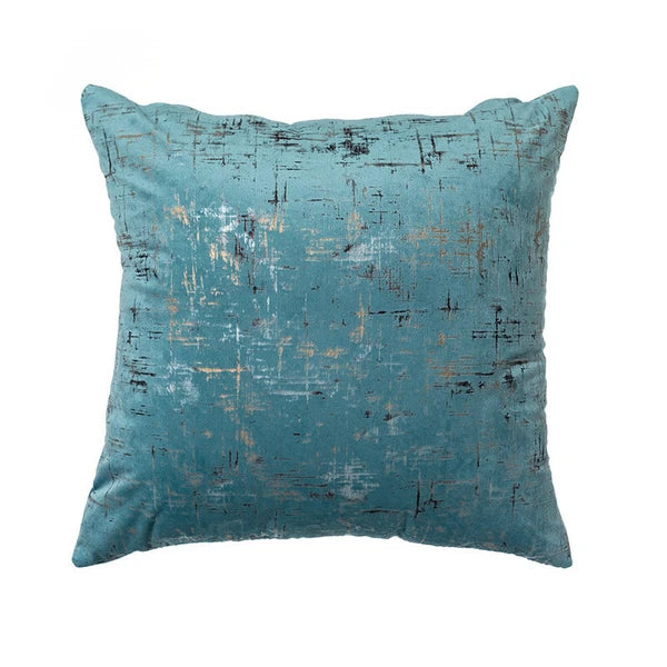 2X Soft Velvet Cushion Covers Square Bronzing Pillow Cases Sofa Car Bed Decor