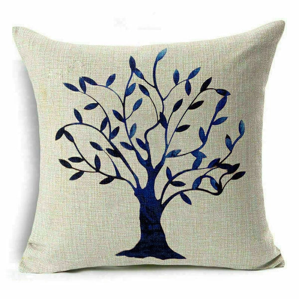 Throw Pillow Fashion Flower Tree  Case Sofa Home Cover Cushion Decor