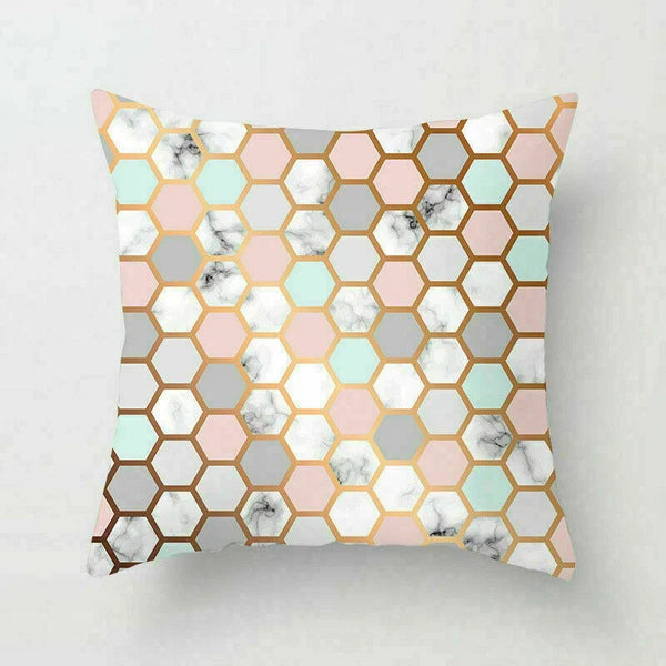 18inch Geometric Polyester Throw Pillow Cases Sofa Home Cover Cushion Decoration