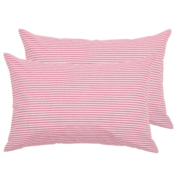 Cotton Cushion Covers Striped Throw Pillow Cover Case Sofa Bad Home Decor-18x28