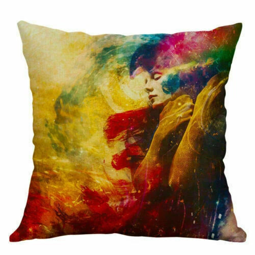 Abstract PillowCase Home Covers Characters Decor Waist Sofa Cushion Pillow Cover