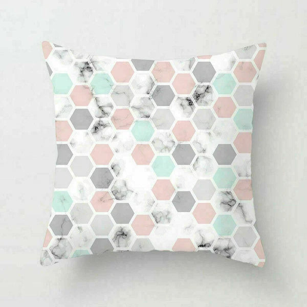 18inch Geometric Polyester Throw Pillow Cases Sofa Home Cover Cushion Decoration