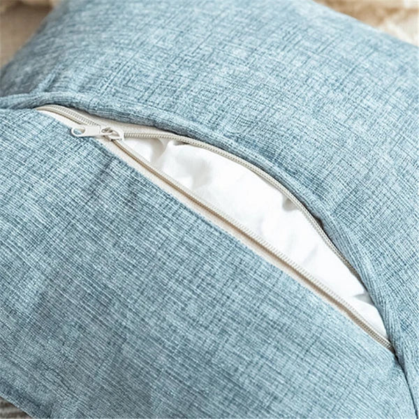 22x22in Chenille Fabric Throw Pillow Covers Sofa Bed Cushion Case Home Decor