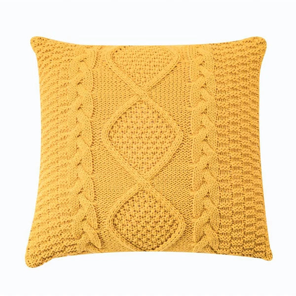 Square Knitted Pillowcase Sofa Bed Throw Waist Cushion Covers Chair Office Decor