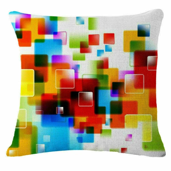 Decor Cushion Throw Pillow Sofa Home Cotton Cover Animals  Case Geometric