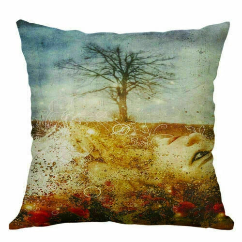 Abstract PillowCase Home Covers Characters Decor Waist Sofa Cushion Pillow Cover