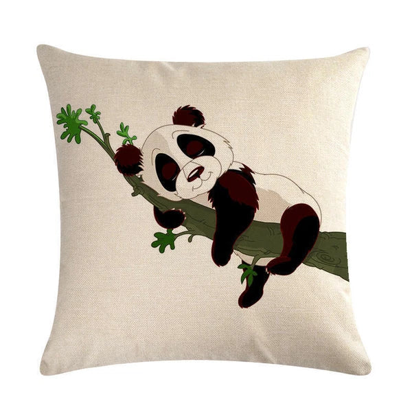 Panda '' Pillow Case Sofa Waist Throw Cushion Cover Home Decor