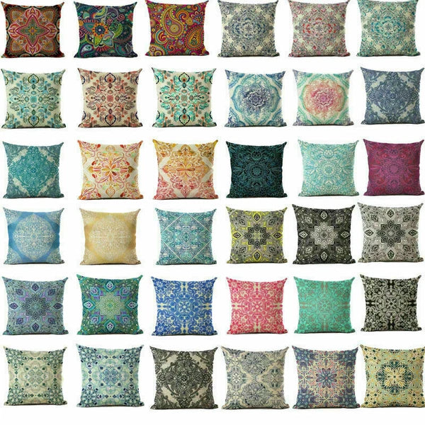 Cover 18" Case / Vintage Cushion pillow Boho Sofa Pattern