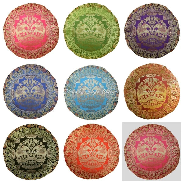 Brocade Jacquard Cushion Cover DecorativeElephant Pillow Cases For Home Decor