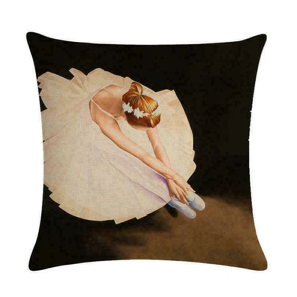 Decor Cushion Sofa Pillow Cover Cover Case Home Girl 18"*18" Pillow Dance
