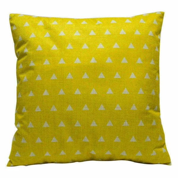Cover Case Waist Pillow Cushion Home Geometric Sofa Triangle Decor