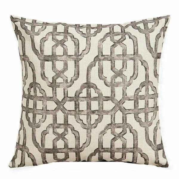 Home Idyllic Case Cushion Waist Pillow Cover Flower Decoration Sofa