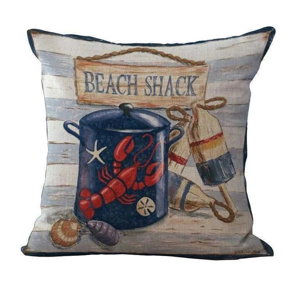 Covers Cushion pillowcases Sofa Animal Ocean Cotton Sea Beach pillow Style
