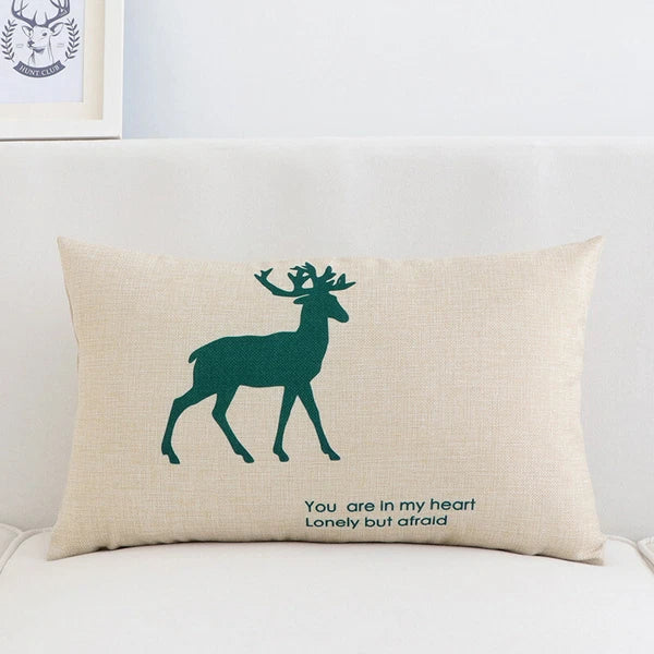 10Pcs DIY Sublimation Blank Linen Pillow Case Home Sofa Car Waist Cushion Cover