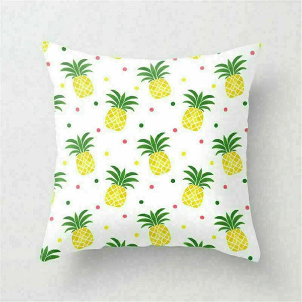 Yellow Pillow Case Sofa Car Cover Cushion Decor Waist Throw Home