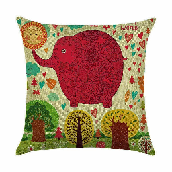 Pillow Christmas Case Sofa Car Throw Home Cover Cushion Decor Santa