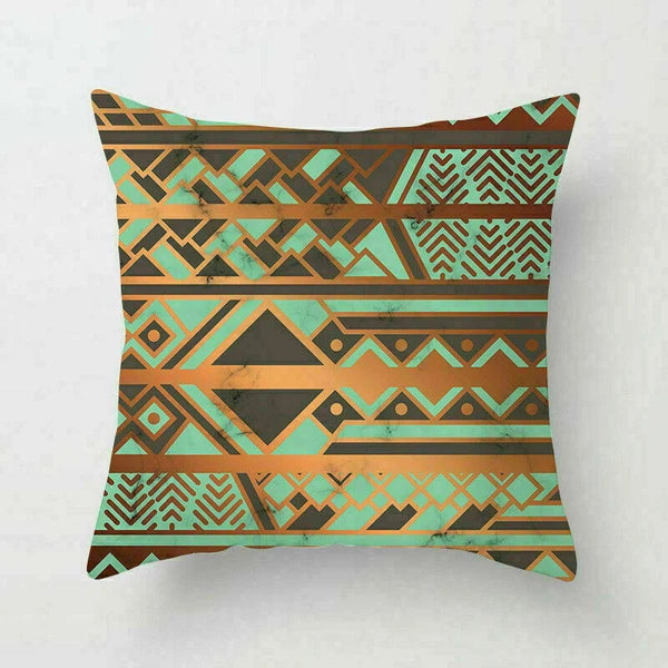 18inch Geometric Polyester Throw Pillow Cases Sofa Home Cover Cushion Decoration