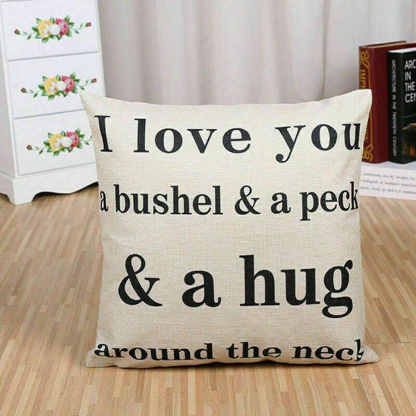 Cushion Pillow Throw Square Waist Home Case Sofa Cover Decorative