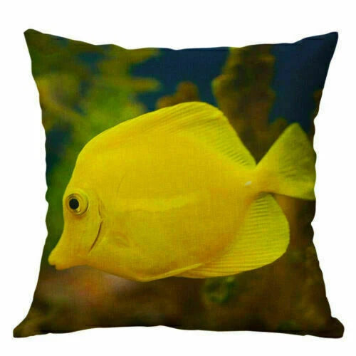 Cushion 18"Retro Pillow Decor Animal Home Cover Sea Case Sofa Throw