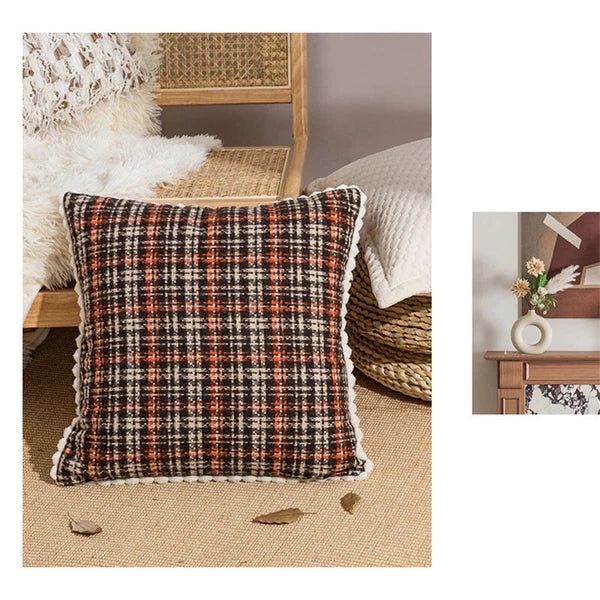 18 x 18 in Vintage Throw Pillow Covers Sofa Bed Cushion Covers Case Home Decor