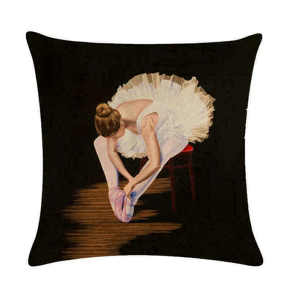 Decor Cushion Sofa Pillow Cover Cover Case Home Girl 18"*18" Pillow Dance