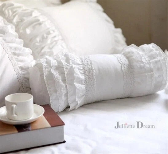 Top Floral Lace Cushion Bedding Cute Throw Pillow CASE Cushions Sofa PillowCASE