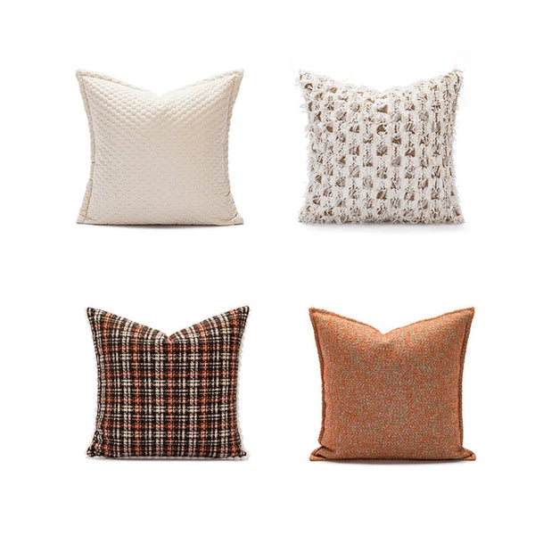 18 x 18 in Vintage Throw Pillow Covers Sofa Bed Cushion Covers Case Home Decor