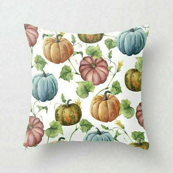 18inch Halloween Pumpkin Pillow Case Waist Throw Home Cover Sofa Cushion Decor
