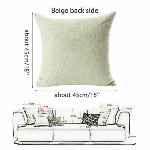 Pillow Christmas Case Sofa Car Throw Home Cover Cushion Decor Santa