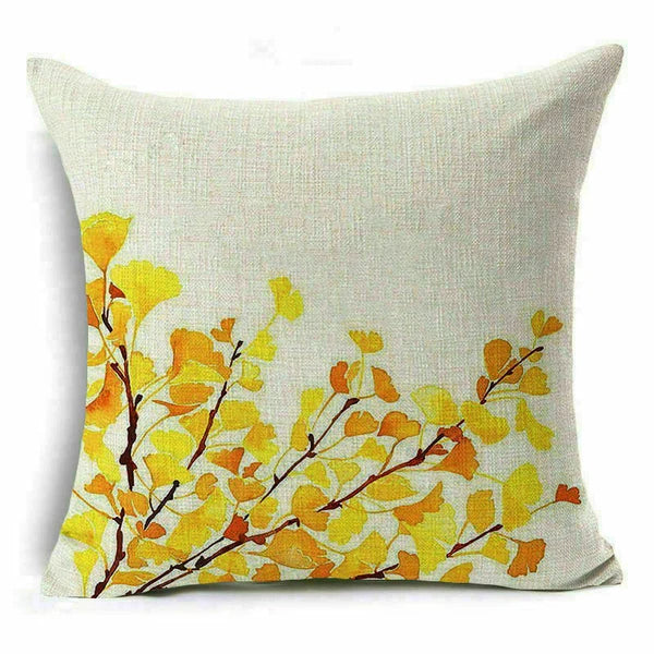 Throw Pillow Fashion Flower Tree  Case Sofa Home Cover Cushion Decor