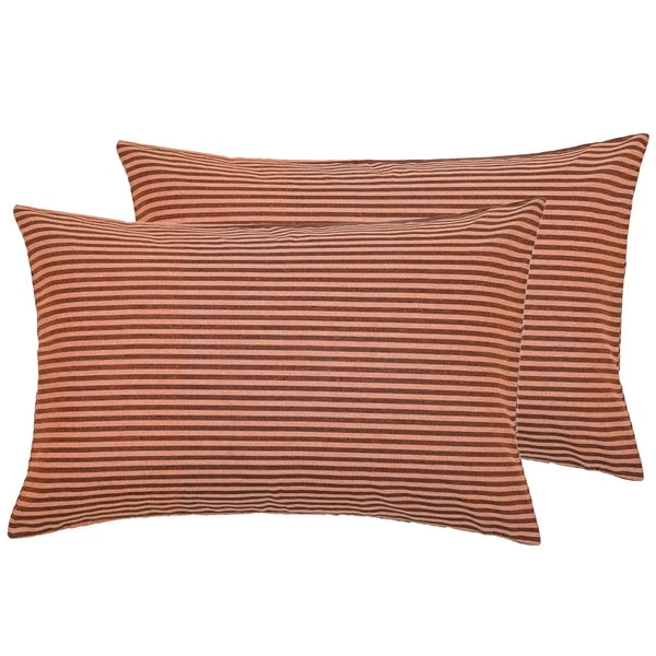 Cotton Throw Pillow Cover Striped Cushion Case Covers Home Sofa Decor 18 x 28"