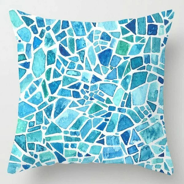 45*45cm Geometric Marble Pillowcover Sofa Decor Pillowcase Bedroom Cushion Cover