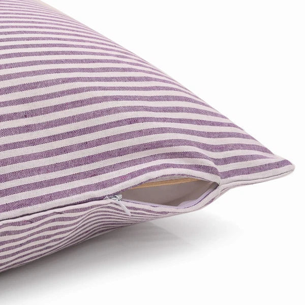 Cotton Pillow Case Cover Home Sofa Bad Decor Striped Throw Cushion Cover-18x28