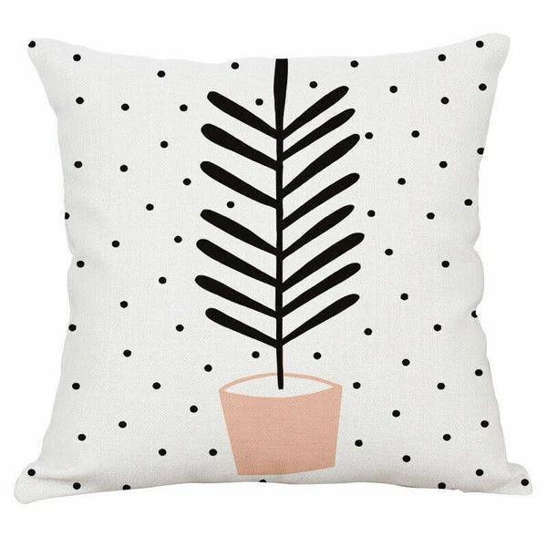 Home Decor Cactus Potted   Pillow Case Sofa Office Cushion Cover New