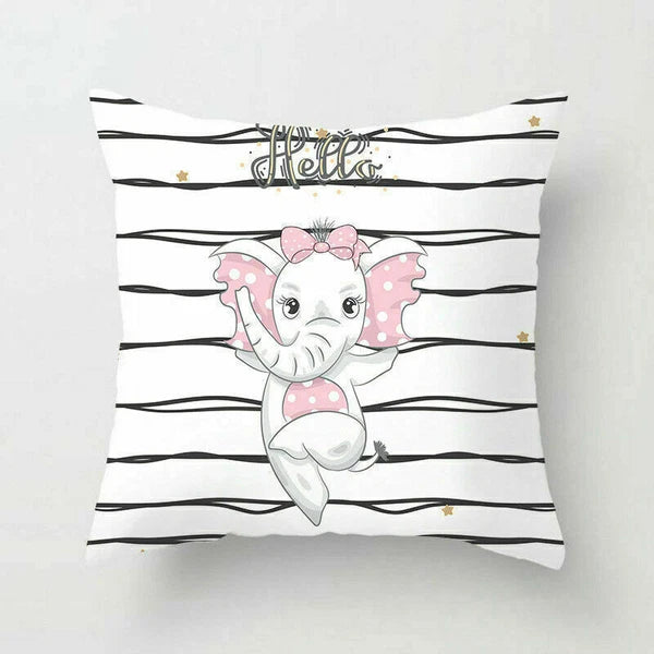 Animal Print Pillow Case Cover Polyester Sofa Waist Home Cover Cushion Decor 18"