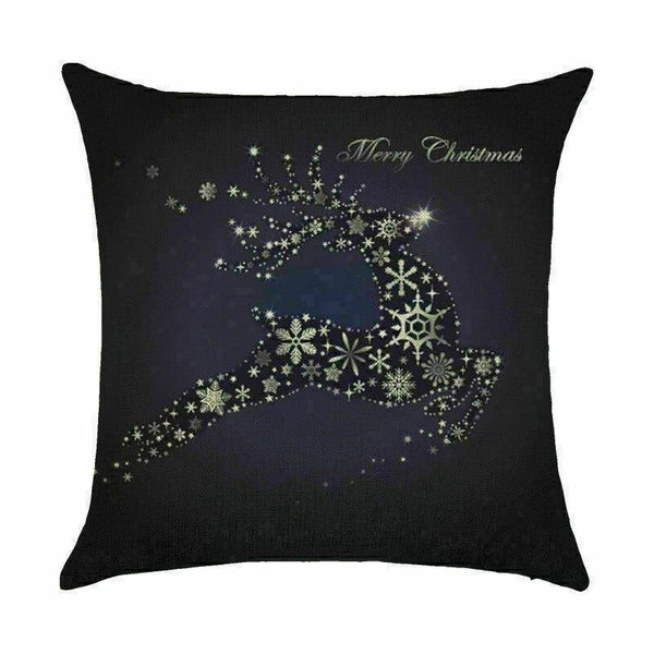 Pillow Christmas Case Sofa Car Throw Home Cover Cushion Decor Santa