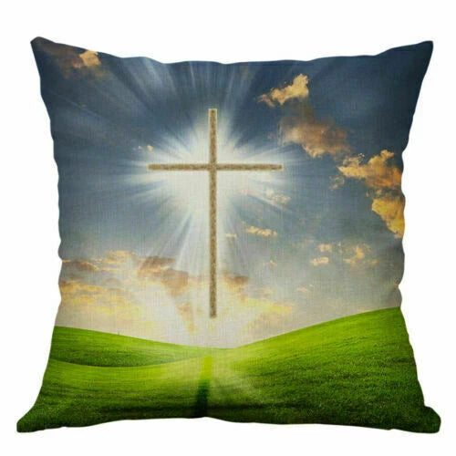 New Sofa Decor Throw Home Car Cover Cross 18" Case Pillow Cushion