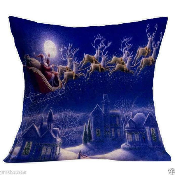Cover Home NEW Decor Waist Pillow Case Cushion Sofa Christmas
