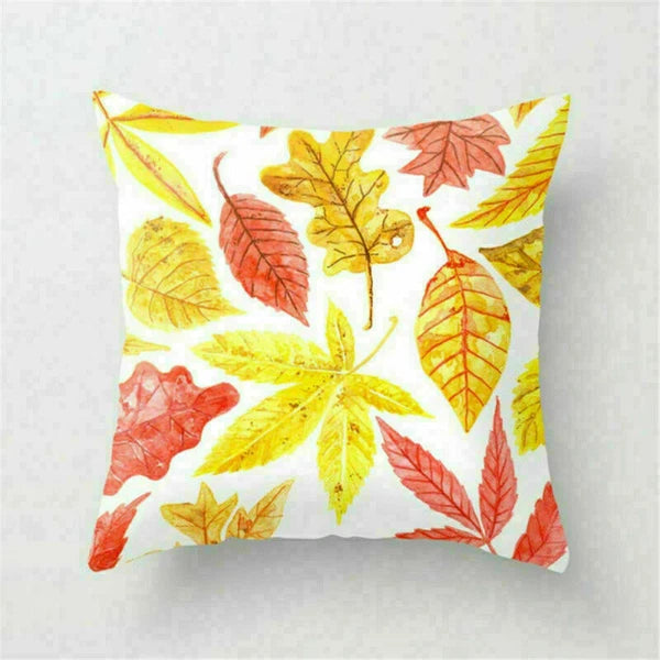 Yellow Pillow Case Sofa Car Cover Cushion Decor Waist Throw Home
