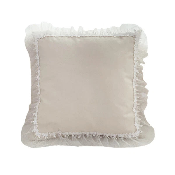 18 x 18 in Embrodiery Lace Throw Pillow Covers Case Sofa Bed Cushion Cover Decor