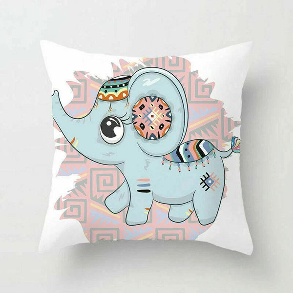 Animal Print Pillow Case Cover Polyester Sofa Waist Home Cover Cushion Decor 18"