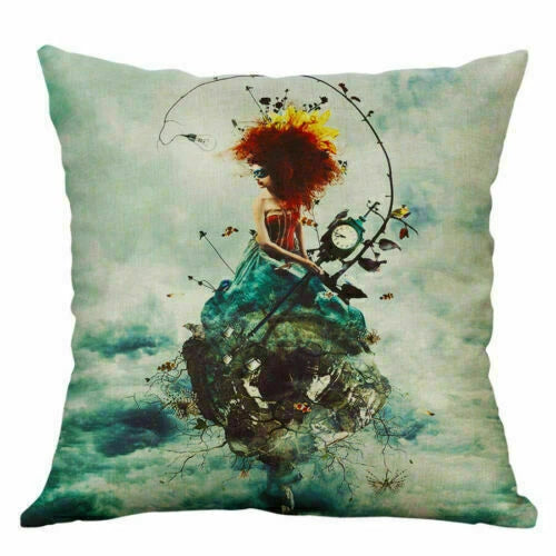 Abstract PillowCase Home Covers Characters Decor Waist Sofa Cushion Pillow Cover
