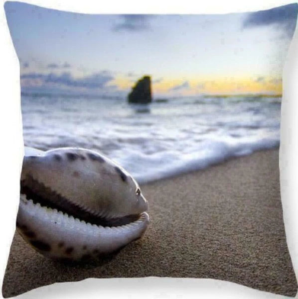 Decor Cushion Seaside Sofa Cover Cover Scenery Beautiful Pillow Pillow Home Case