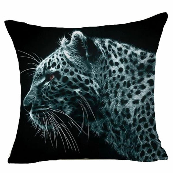 18'' 3D Animal Throw Chair Seat Pillow Case Cover Sofa Waist Cushion Cover